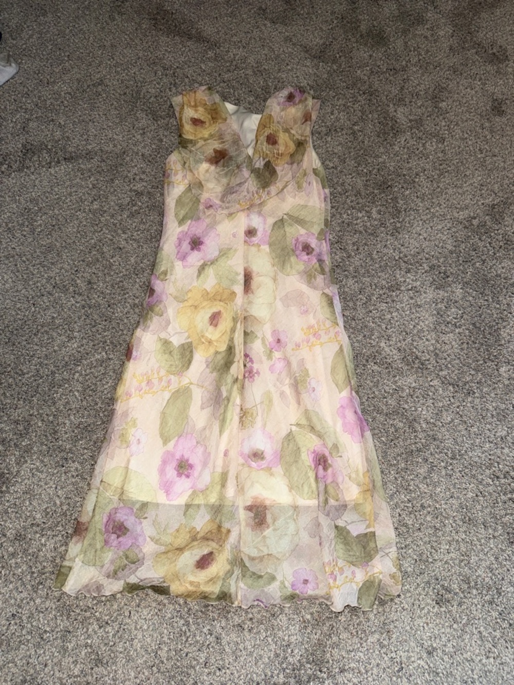 Vintage La Belle Floral Dress - Picture 3 of 6